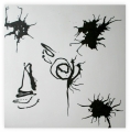 Bridget Griggs abstract paintings/ Toronto abstract artist/ black and white paintings, contemporary