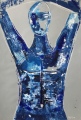 Bridget Griggs abstract art/ Toronto abstract artist/ blue nude