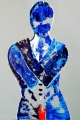 Bridget Griggs abstract art/ Toronto abstract artist/ blue nudes