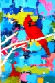 My Friend The Cardinal/ acrylic on wood with resin/ 24"x36"/Sold