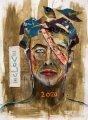 David Bowie Inspired Art Series, Bridget Griggs Abstract Expressionist Artist