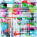 Bridget Griggs abstract art/ vibrant painting/ resin/ texture/ Toronto abstract artist